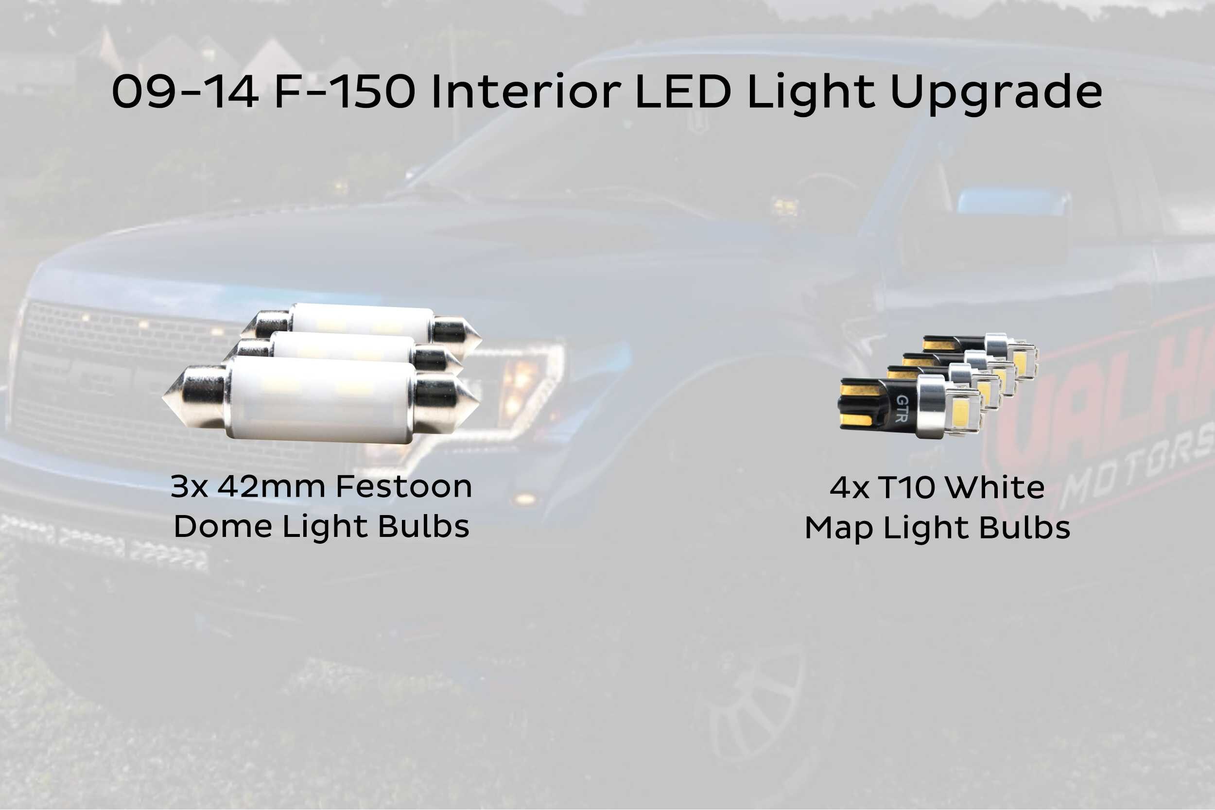 09 14 F150 Interior LED Upgrade Kit TRS LEDK 1018